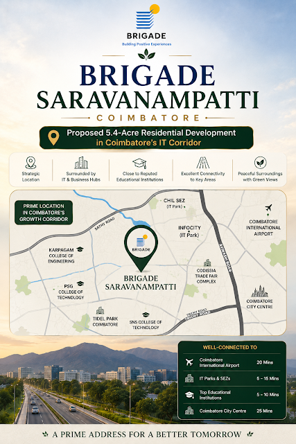 Brigade Saravanampatti Coimbatore location